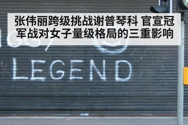 张伟丽跨级挑战谢普琴科 官宣冠军战对女子量级格局的三重影响